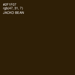 #2F1F07 - Jacko Bean Color Image